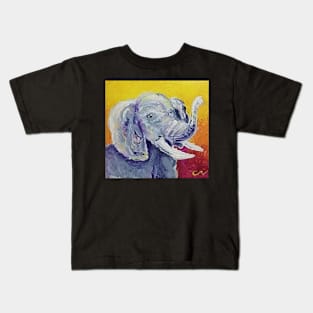 Elephant at Sunset I Kids T-Shirt